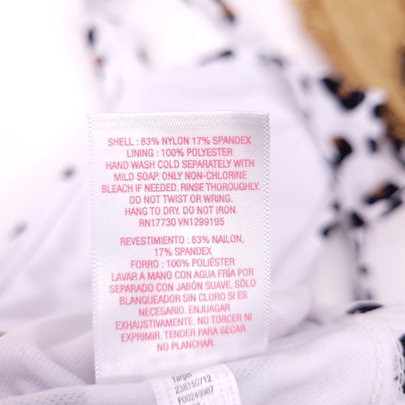 Xhilaration Animal Print Removable Pad Bikini Top - Picture 6 of 6